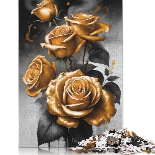 Puzzle für Erwachsene, 1000 Teile, Kunstblumen, Holzpuzzle für Erwachsene und Jugendliche, Heimdekoration, Puzzlespielzeug, 1000 Teile (75 x 50 cm) von TBDUEPS