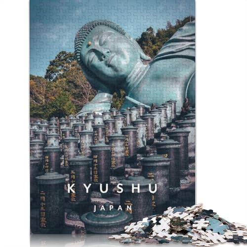 Puzzle für Erwachsene, Buddha in Kyushu, Puzzle für Erwachsene, Lernspiel, Herausforderungsspielzeug, 1000 Teile (75 x 50 cm) von TBDUEPS
