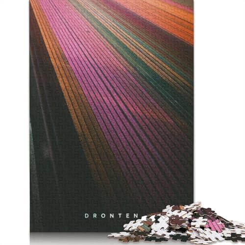 Puzzle für Erwachsene, Dronten, Puzzles für Erwachsene, Lernspiel, Herausforderungsspielzeug, 1500 Teile (85 x 57 cm) von TBDUEPS