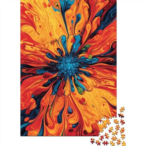 Puzzle für Erwachsene, Farbexplosion, Puzzles für Erwachsene, Lernspiel, Herausforderungsspielzeug, 1000 Teile (38 x 26 cm) von TBDUEPS