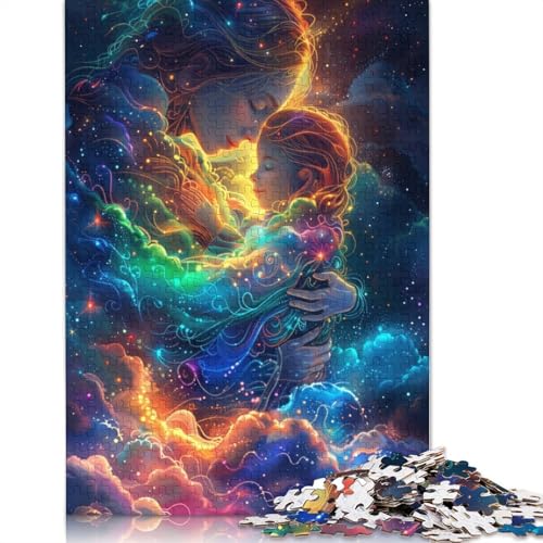 Puzzle für Erwachsene, Regenbogen-Universum, Puzzles für Erwachsene, Lernspiel, Herausforderungsspielzeug, 1000 Teile (75 x 50 cm) von TBDUEPS