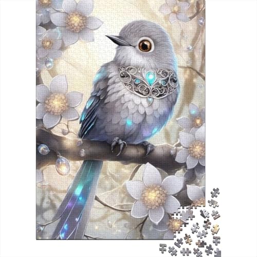 Puzzle für Erwachsene, Tierkunst, Vogel, Holzpuzzle für Teenager, Geschenke, Heimdekoration, Puzzlespielzeug, 1000 Teile (38 x 26 cm) von TBDUEPS