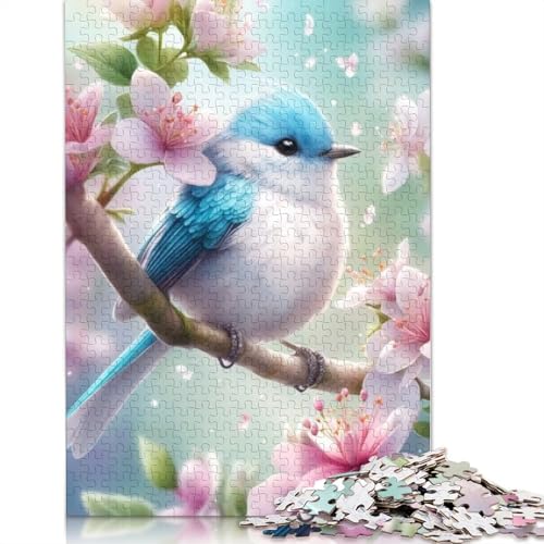 Puzzle für Erwachsene, Tierkunst, Vogel, Holzpuzzle für Teenager, Geschenke, Heimdekoration, Puzzlespielzeug, 1000 Teile (75 x 50 cm) von TBDUEPS
