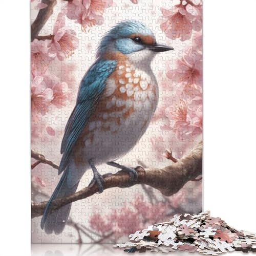 Puzzle für Erwachsene, Tierkunst, Vogel, Holzpuzzle für Teenager, Geschenke, Heimdekoration, Puzzlespielzeug, 1000 Teile (75 x 50 cm) von TBDUEPS