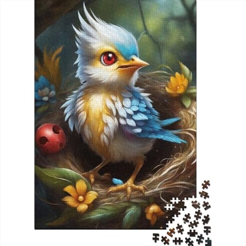 Puzzle für Erwachsene, Tierkunst, Vogel, Puzzles für Erwachsene, Lernspiel, Herausforderungsspielzeug, 1000 Teile (38 x 26 cm) von TBDUEPS