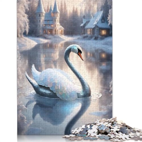 Puzzle für Erwachsene, Tierkunst, Vogel, Puzzles für Erwachsene, Lernspiel, Herausforderungsspielzeug, 1000 Teile (75 x 50 cm) von TBDUEPS