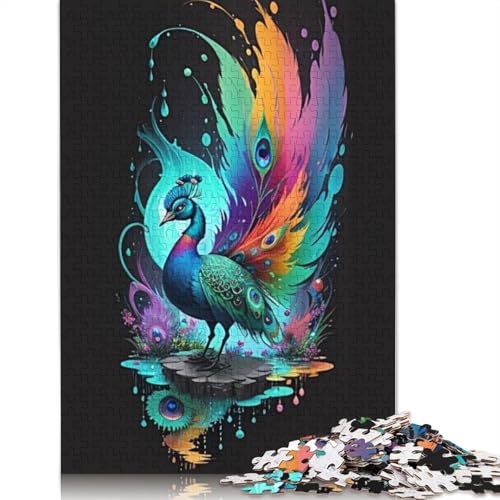 Puzzle für Erwachsene, Tierkunst, Vogel, Puzzles für Erwachsene, Lernspiel, Herausforderungsspielzeug, 1000 Teile (75 x 50 cm) von TBDUEPS