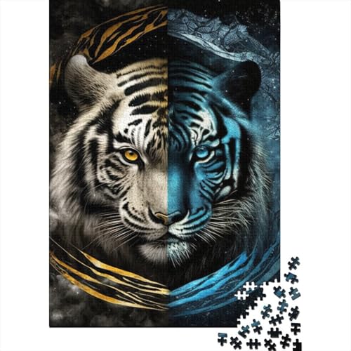 Puzzle für Erwachsene, Yin-Yang-Kunst, Puzzles für Erwachsene, Lernspiel, Herausforderungsspielzeug, 1000 Teile (38 x 26 cm) von TBDUEPS