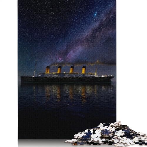 Puzzle für Erwachsene und Jugendliche, „Quitness of The Sea“, Holzpuzzle für Erwachsene, Teenager-Geschenk, 1000 Teile (75 x 50 cm) von TBDUEPS