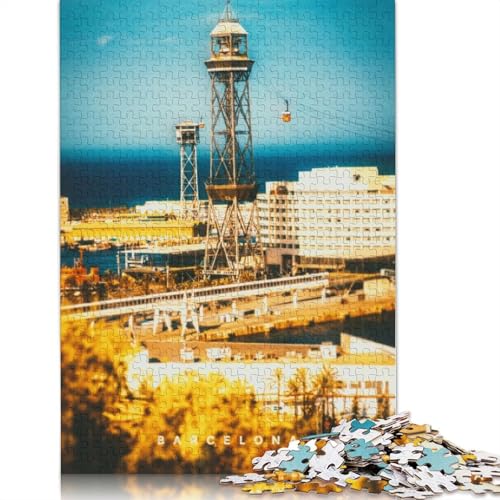 Puzzle für Erwachsene und Jugendliche, Barcelona, Holzpuzzle, Erwachsene ab 14 Jahren, 1500 Teile (85 x 57 cm) von TBDUEPS