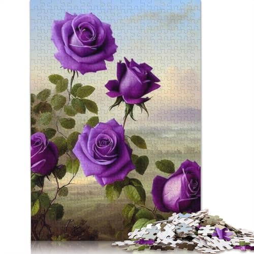 Puzzle für Erwachsene und Jugendliche, Kunstblumen, Puzzles für Erwachsene und Teenager, Familienspiel, 1000 Teile (75 x 50 cm) von TBDUEPS