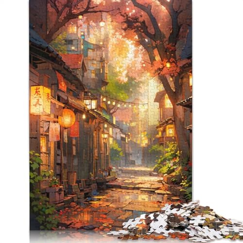 Puzzle für Erwachsene und Jugendliche, Motiv: „Unter den Bäumen“, Holzpuzzle für Erwachsene, Teenager-Geschenk, 1000 Teile (75 x 50 cm) von TBDUEPS