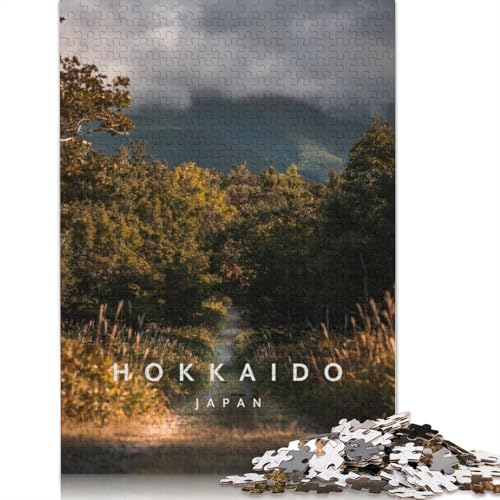 Puzzle für Erwachsene und Jugendliche, Naturpuzzle aus Holz, Hokkaido, Erwachsene ab 14 Jahren, 520 Teile (52 x 38 cm) von TBDUEPS