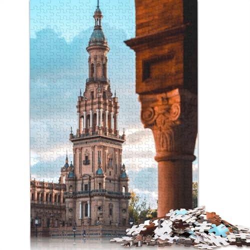 Puzzle für Erwachsene und Jugendliche, Sevilla, Holzpuzzle für Erwachsene, Teenager-Geschenk, 1000 Teile (75 x 50 cm) von TBDUEPS