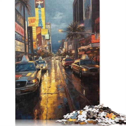 Puzzle für Erwachsene und Jugendliche, Sin City Las Vegas USA, Holzpuzzle, Erwachsene ab 14 Jahren, 520 Teile (52 x 38 cm) von TBDUEPS