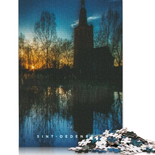 Puzzle für Erwachsene und Jugendliche, Sint Oedenrode, Holzpuzzle für Erwachsene, Teenager-Geschenk, 1000 Teile (75 x 50 cm) von TBDUEPS