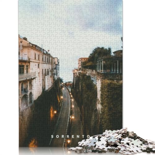 Puzzle für Erwachsene und Jugendliche, Sorrento, Holzpuzzle für Erwachsene, Teenager-Geschenk, 1500 Teile (85 x 57 cm) von TBDUEPS