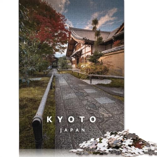 Quiet Kyoto Puzzle für Erwachsene und Jugendliche, 1500 Teile, Puzzle für Erwachsene, Lernspiel, Herausforderungsspielzeug, 1500 Teile (85 x 57 cm) von TBDUEPS