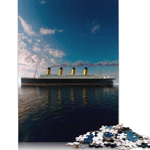 Schiff der Träume Puzzle 1500 Teile Holzpuzzle Puzzle für Erwachsene und Jugendliche für Erwachsene und Jugendliche ab 12 Jahren 1500 Teile (85 x 57 cm) von TBDUEPS