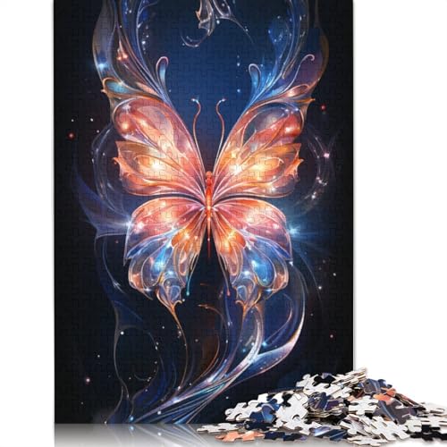 Schmetterlingsform, EIN anderes Universum, Puzzle für Erwachsene, 1000 Teile, Puzzle für Teenager, Lernspiel, Herausforderung, Spielzeug, 1000 Teile (75 x 50 cm) von TBDUEPS