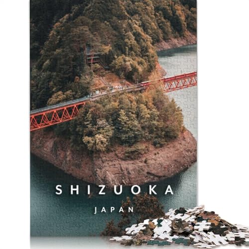 Shizuoka Bahnhof Puzzle 1500 Teile für Teenager Geschenke Holzpuzzle für Erwachsene und Teenager ab 12 Jahren 1500pcs (85x57cm) von TBDUEPS