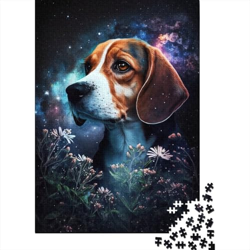Space Beagle Puzzle, Dekompressionsspielzeug, rechteckiges Papierpuzzle für Kinder und Erwachsene ab 12 Jahren, 300 Teile (40 x 28 cm) von TBDUEPS
