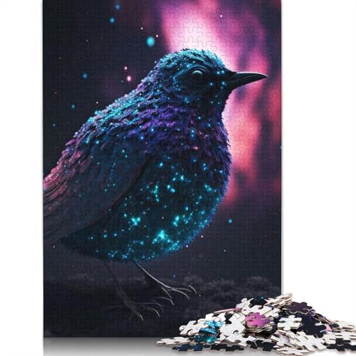 Space Birds Puzzle 1000 Teile Schwer Puzzle Spielzeug Lernspiel Impossible Herausforderung Spielzeug Für Erwachsene Und Kinder in Bewährter 1000pcs (75x50cm) von TBDUEPS