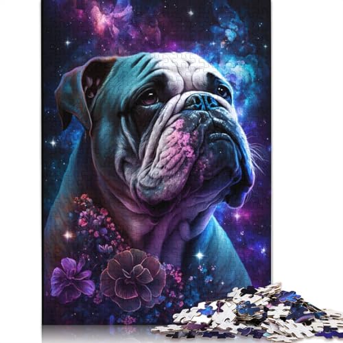 Space Bulldog Puzzle, Dekompressionsspielzeug, rechteckiges Papierpuzzle für Kinder und Erwachsene ab 12 Jahren, 1000 Teile (75 x 50 cm) von TBDUEPS