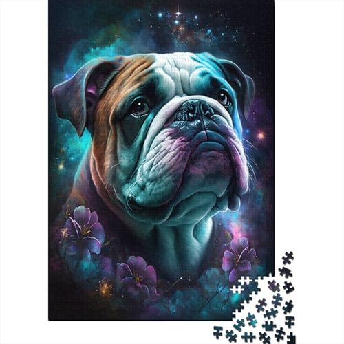 Space Bulldog Puzzle, Denksportaufgabe, 100% recycelter Karton, Puzzle für Kinder und Erwachsene ab 12 Jahren, 300 Teile (40 x 28 cm) von TBDUEPS