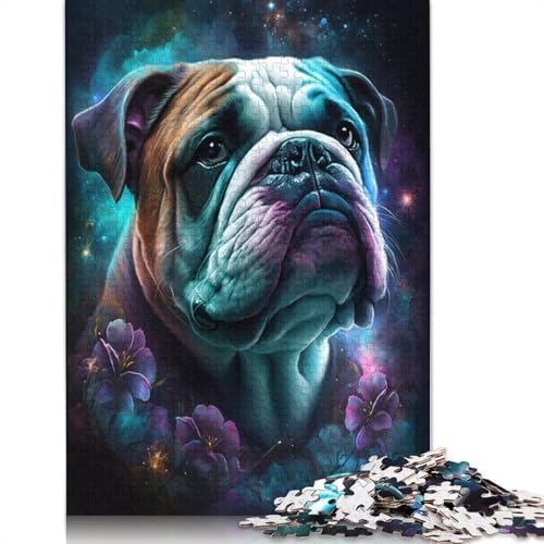 Space Bulldog Puzzle, Denksportaufgabe, Premium-Puzzle aus Karton für Kinder und Erwachsene ab 12 Jahren, 1000 Teile (75 x 50 cm) von TBDUEPS