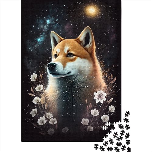 Space Corgi Puzzle, Premium-Puzzle aus 100% recyceltem Karton, für Kinder und Erwachsene ab 12 Jahren, 300 Teile (40 x 28 cm) von TBDUEPS