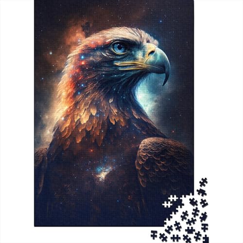 Space Eagle Puzzle, einzigartige Heimdekoration, Premium-Karton-Puzzle für Erwachsene und Teenager, einzigartiges Geschenk, 300 Teile (40 x 28 cm) von TBDUEPS