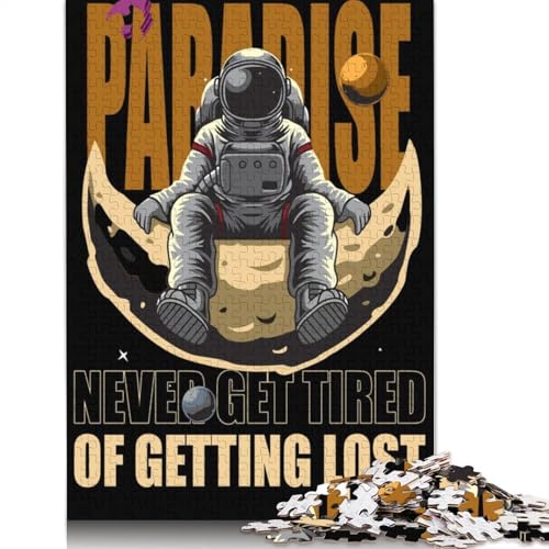 Space Paradise Puzzle 1000-teilige Schwer Puzzle Spielzeug Lernspiel Impossible Herausforderungsspielzeug Für Erwachsene Und Kinder Ab 14 Jahren 1000pcs (75x50cm) von TBDUEPS