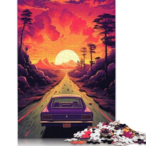 Spirit Wolf 1000-teiliges Holzpuzzle für Erwachsene, Puzzle, Lernspiel, Herausforderungsspielzeug, 1000 Teile (75 x 50 cm) von TBDUEPS