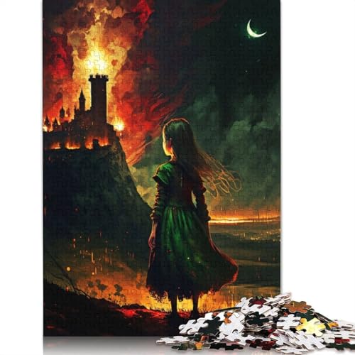 The Dastardly Unicorn Puzzles 1000 Teile Schwer Puzzle Spielzeug Pädagogisches Spiel Impossible Herausforderung Spielzeug Für Erwachsene Und Kinder Ab 12 Jahren 1000pcs (75x50cm) von TBDUEPS