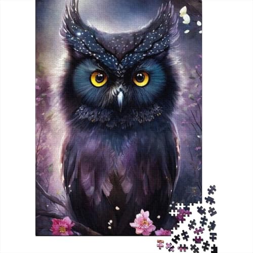 Tierkunst-Vogel, 1000 Teile, Holzpuzzle für Erwachsene, Puzzle, Lernspiel, Herausforderungsspielzeug, 1000 Teile (38 x 26 cm) von TBDUEPS