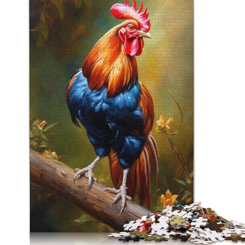 Tierkunst-Vogel-Puzzle, 1000 Teile, Holzpuzzle für Teenager, lustige Puzzles, 1000 Teile (75 x 50 cm) von TBDUEPS