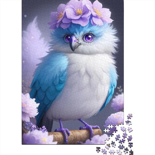 Tierkunst-Vogel-Puzzle, 1000 Teile, für Teenager, Geschenke, Holzpuzzle, Puzzle für Erwachsene, Lernspiele für Zuhause, DIY-Spielzeug, 1000 Teile (38 x 26 cm) von TBDUEPS
