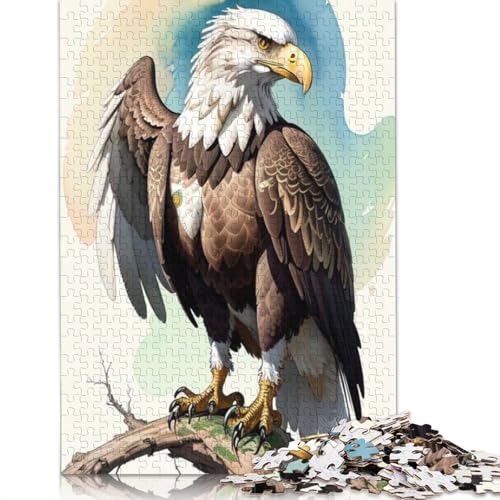 Tierkunst-Vogel-Puzzles für Erwachsene, 1000-teiliges Puzzle für Teenager, Lernspiel, Herausforderungsspielzeug, 1000 Stück (75 x 50 cm) von TBDUEPS