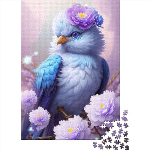 Tierkunst-Vogel-Puzzles für Erwachsene, 1000-teiliges Puzzle für Teenager ab 12 Jahren, 1000 Teile (38 x 26 cm) von TBDUEPS
