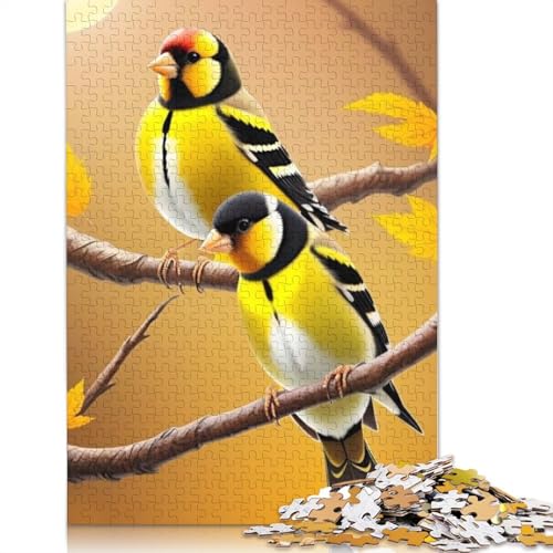 Tierkunst-Vogel-Puzzles für Erwachsene, 1000-teiliges Puzzle für Teenager ab 12 Jahren, 1000 Teile (75 x 50 cm) von TBDUEPS