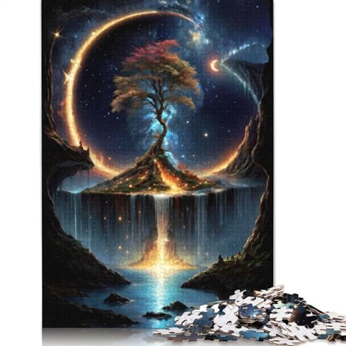 Tree of Life Puzzle 1000 Teile Schwer Puzzle Spielzeug Lernspiel Impossible Herausforderung Spielzeug Für Erwachsene Und Kinder Ab 14 Jahren 1000pcs (75x50cm) von TBDUEPS