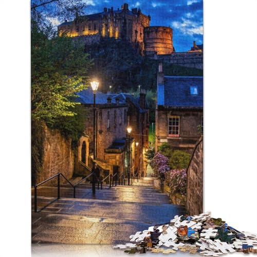 Vennel Steps in Edinburgh Puzzle, 520 Teile, für Erwachsene und Jugendliche ab 12 Jahren, 520 Teile (52 x 38 cm) von TBDUEPS