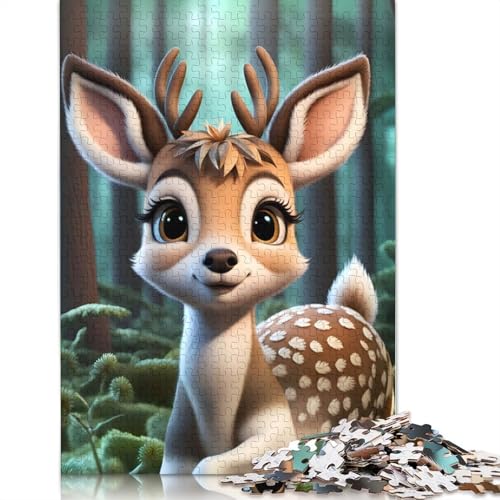 Wheelie Puzzle 1000-teilige Schwer Puzzle Spielzeug Lernspiel Impossible Herausforderung Spielzeug Für Erwachsene Kinder 1000pcs (75x50cm) von TBDUEPS