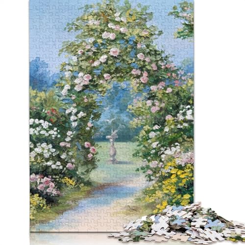Wildblumenfeld-Puzzles für Erwachsene, 520 Teile, Holzpuzzles für Teenager, Geschenke, Lernspiel für Erwachsene Teenager, 520 Stück (52 x 38 cm) von TBDUEPS