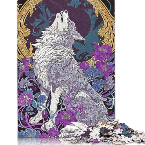 Wolf Art Puzzles 1000 Teile Schwer Puzzle Spielzeug Lernspiel Impossible Herausforderung Spielzeug Für Erwachsene Und Kinder Ab 14 Jahren 1000pcs (75x50cm) von TBDUEPS
