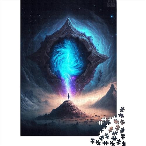 Wunderschöne Alien Planet Puzzles für Erwachsene, 1000 Teile Puzzle für Teenager ab 12 Jahren, 1000 Teile (38 x 26 cm) von TBDUEPS