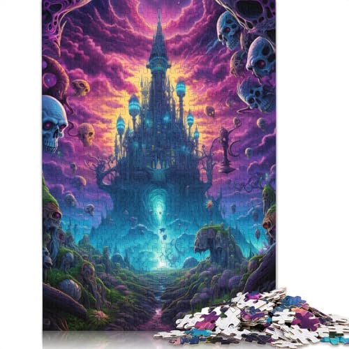 Wunderschönes Berglandschafts-Puzzle, Premium-Puzzle aus 100% recyceltem Karton, 100% recycelter Pappe, für Kinder und Erwachsene, 1000 Teile (75 x 50 cm) von TBDUEPS