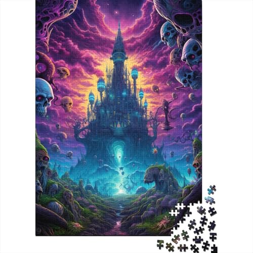 Wunderschönes Berglandschafts-Puzzle, schwierige Herausforderung, 100% recycelter Karton, Puzzle für Kinder und Erwachsene, 300 Teile (40 x 28 cm) von TBDUEPS