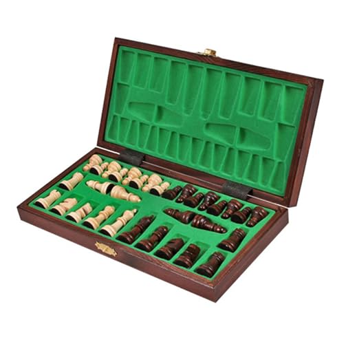 Schachbretter 26,9 cm, exquisites Holz-Schachset, Schachbrett, faltbare Aufbewahrung, Holz-Schachbrett-Set, Schachset für Anfänger und Profis Schachbretter 26,9 cm, exquisites Holz-Schachset, Schachbrett, faltbare Aufbewahrung, Holz-Schachbrett-Set, Schachset für Anfänger und Profis von TBEWVONQ